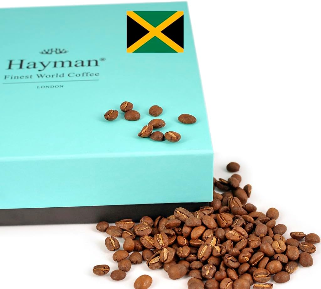 Hayman, 100% Blue Mountain Coffee from Jamaica, Whole Bean, Medium Roast, 12oz | Fresh Roasted Jamaican Coffee Beans