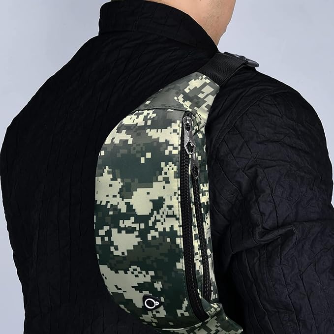 Fanny Packs for Men and Women, Waterproof Sports Waist Pack Bag for Travel Hiking Running Hands-free