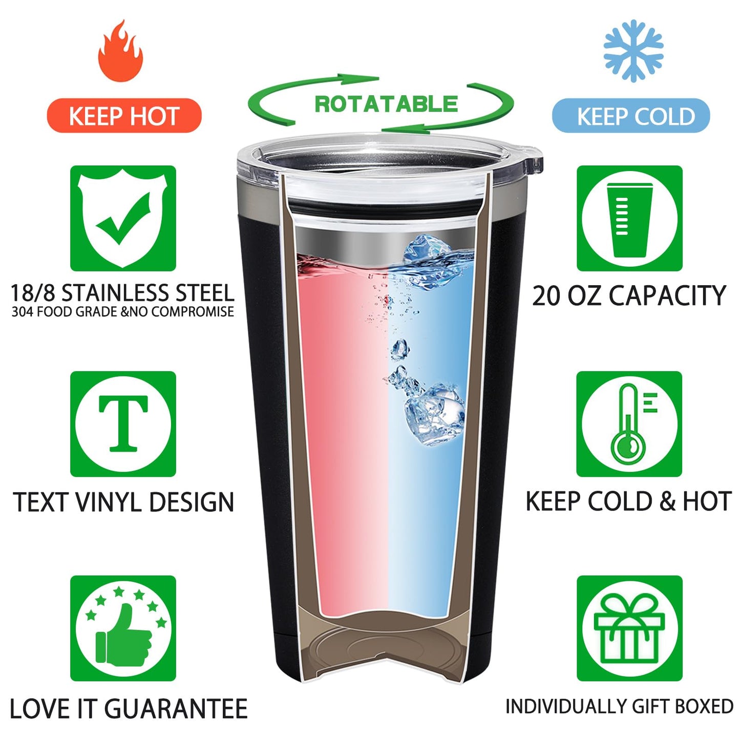 Grifarny Brother Gifts from Sister - Christmas, Fathers Day, Birthday Gifts for Adult Brothers - You Are a Really Really Great Brother Tumbler Cup 20oz