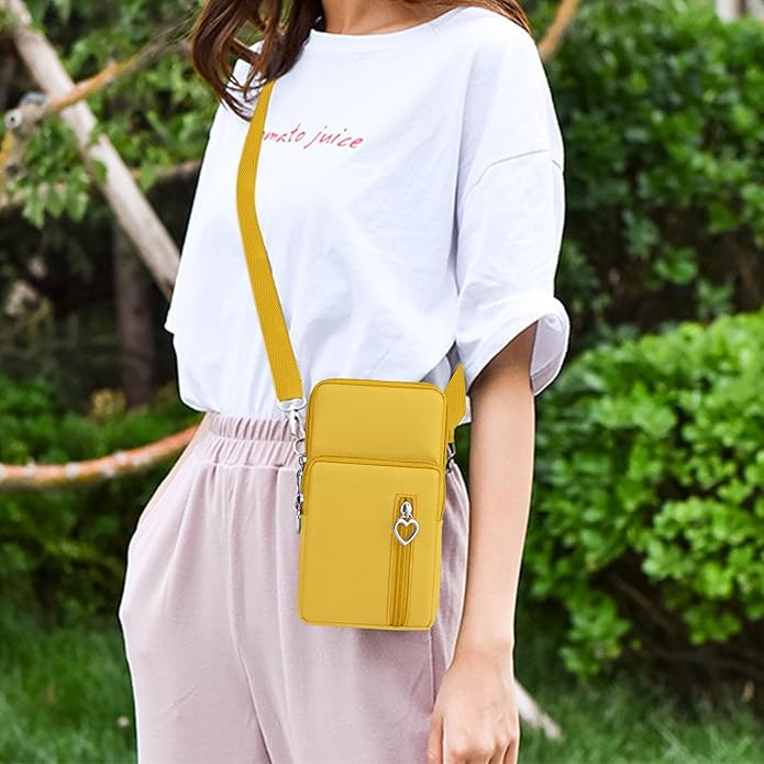 BIAOTIE Lightweight Small Crossbody bags Cell Phone Purses Travel Pouch Shoulder Bag for Women