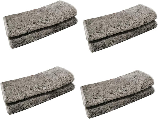 EZ SPARES Microfiber Mop Cloths,Replacement for Hardwood Floor Mop,Washable Wet/Dry Pads,for Home and Office Wet or Dry Floor Tile Cleaning(4 Pads)