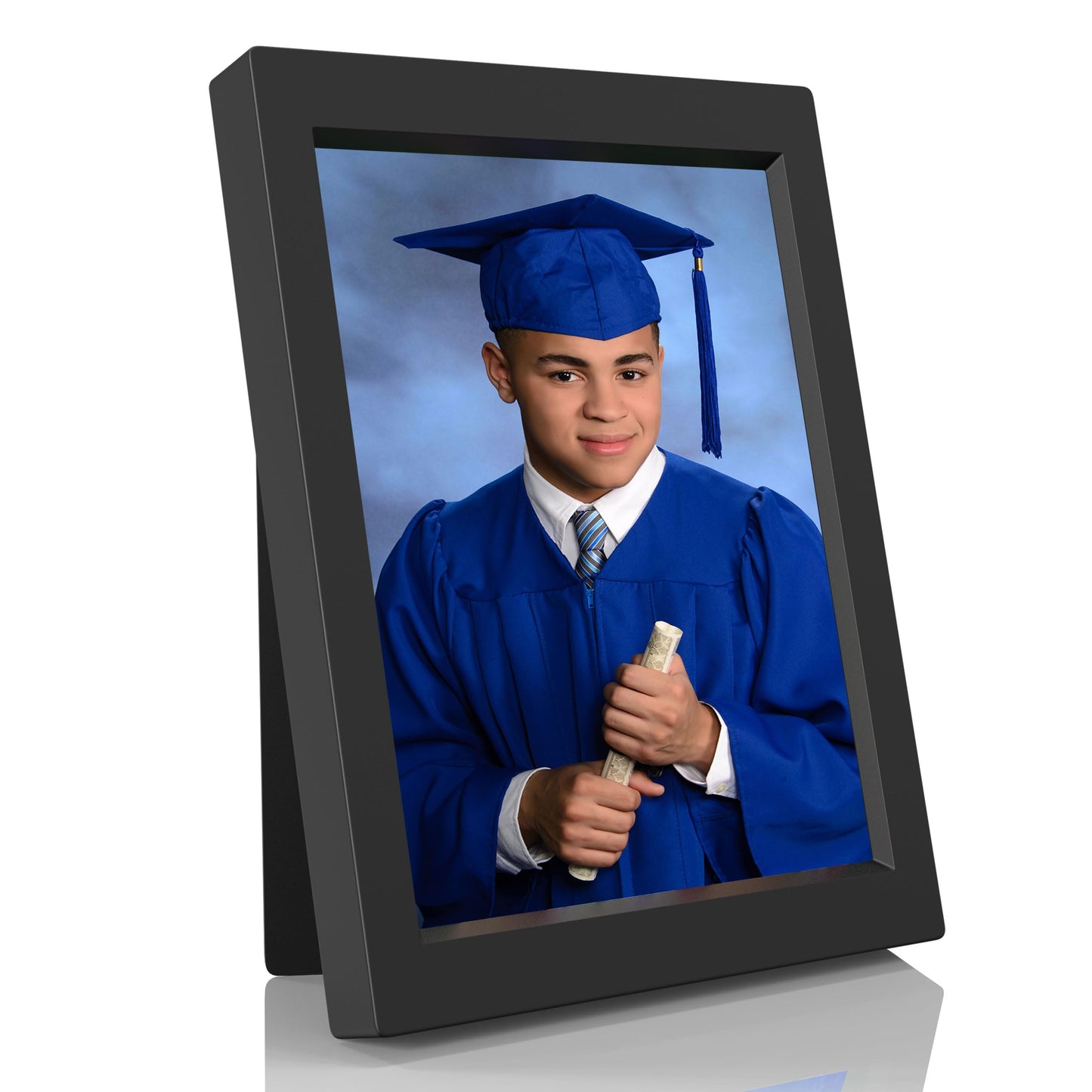 KWANWA 5x7 Picture Frame, Personalized 20S Voice Recordable Photo Frame, Vertical or Horizontal, Tabletop & Wall Mount, Gifts for Boys & Girls, Mother, Father, Grandparents, Birthday, Christmas