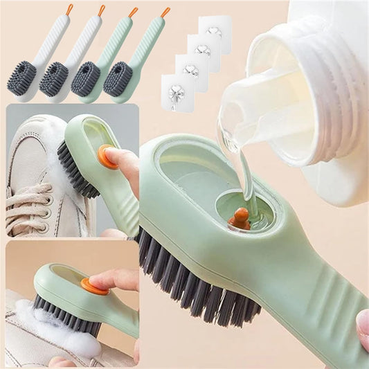 Generic 2 in 1 Multifunction Cleaning Brush, 2 in 1 Multifunction Cleaning Brush with Soap Dispenser, 2024 New Beyond Draw 2 in 1 Multifunction Cleaning Brush (White*2+Green*2)