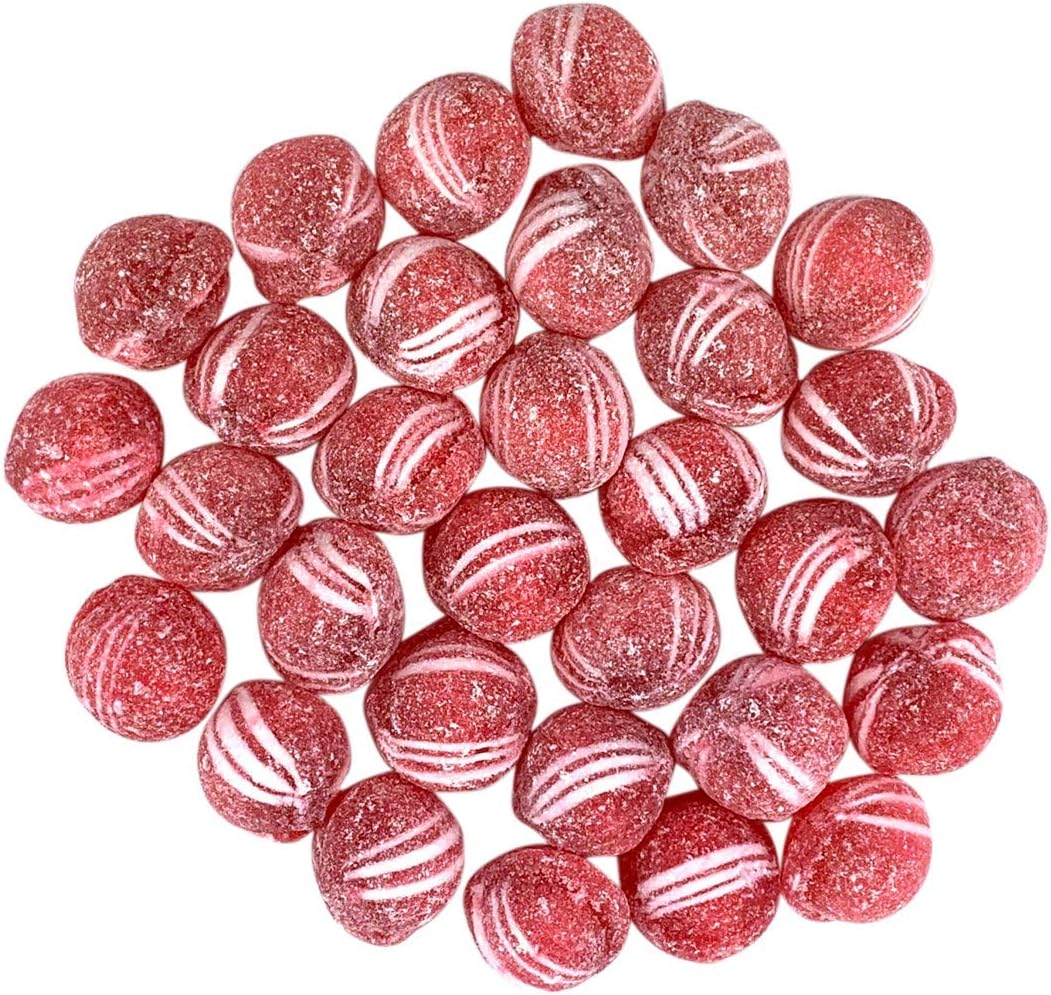 Needzo Fresh Spicy Cinnamon Balls Sanded with Sweet Sugar, Old Fashioned Hard Candies, Pack of 3, 6 Ounces