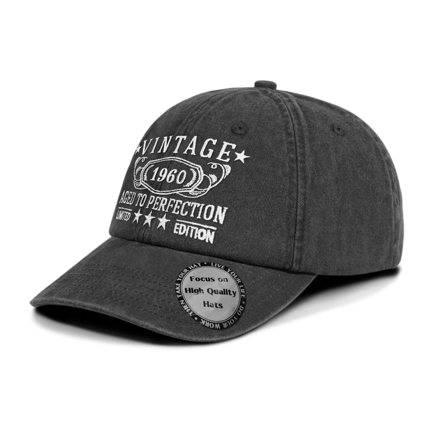 65th Birthday Gifts for Men Women,1960 for 65 Year Old Woman Man Vintage Hat,Parents Turing 65th