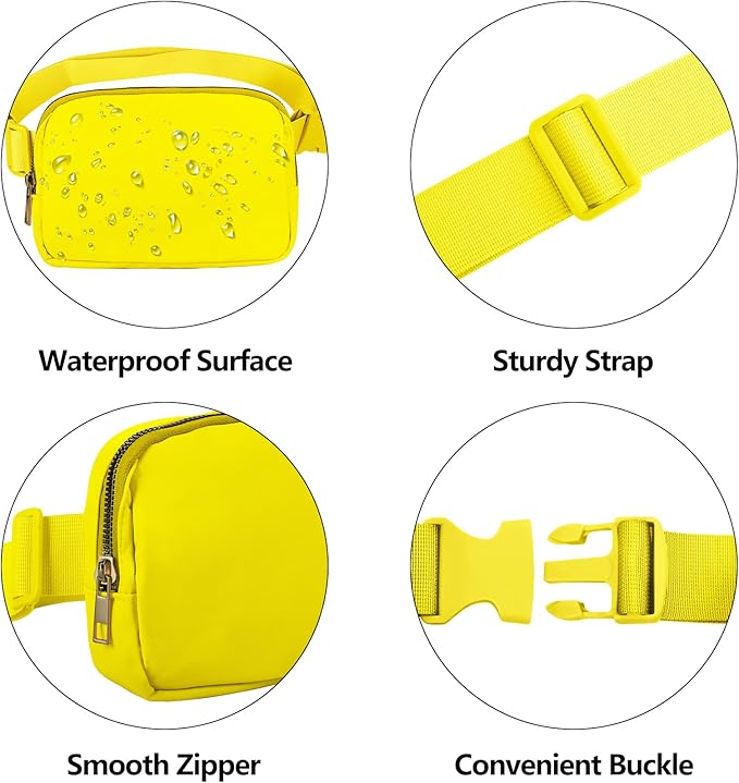 VOROLO Fanny Pack For Women And Men Crossbody Bag Belt Bag with Adjustable Strap Graduation Gifts