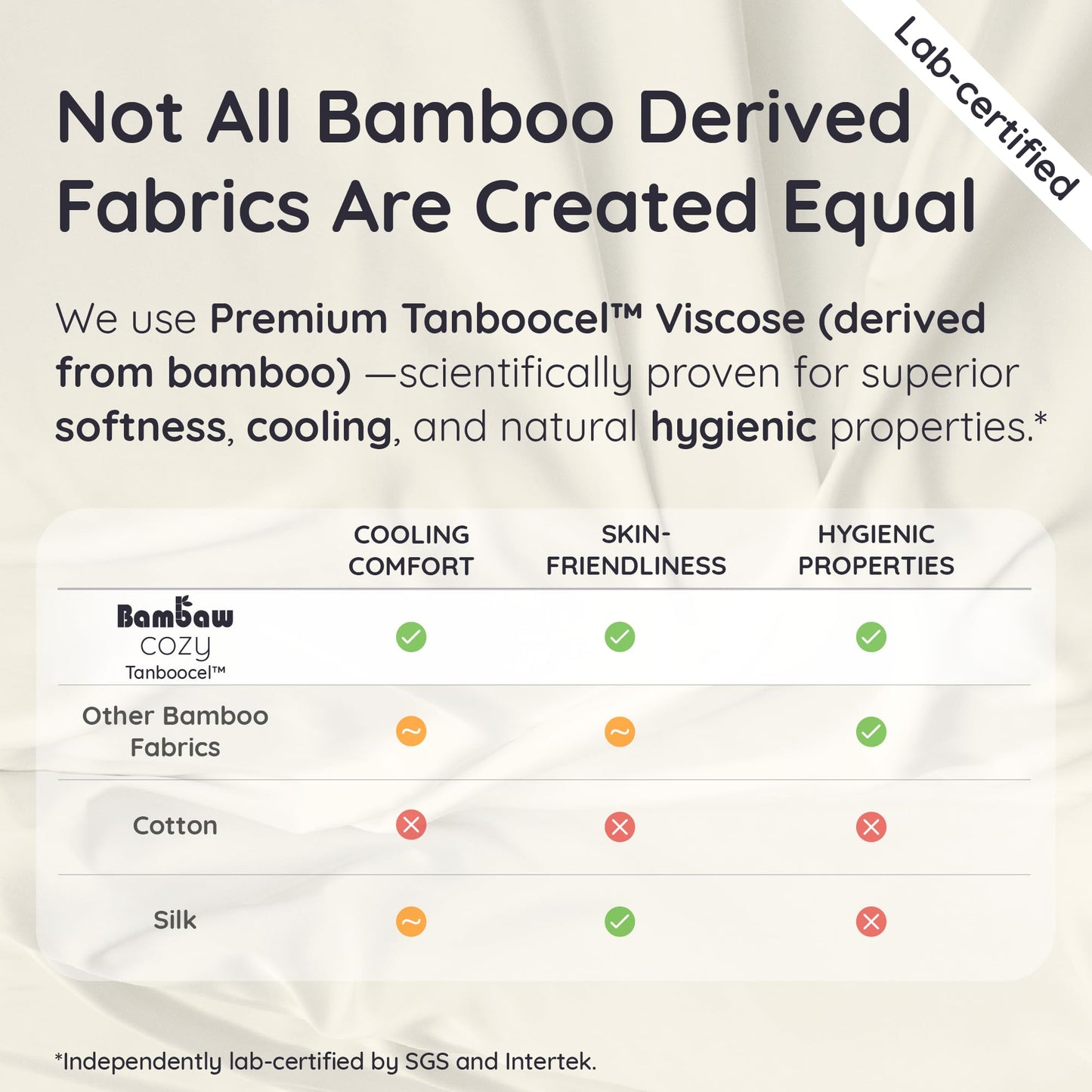 Bambaw 100% Viscose Derived from Bamboo Pillowcases Standard Size – Set of 2 Cooling Pillow Cases Standard Size, Super Soft Pillow Cases with Envelope Closure, Anti Acne Pillow Case (Moonlight Gray)