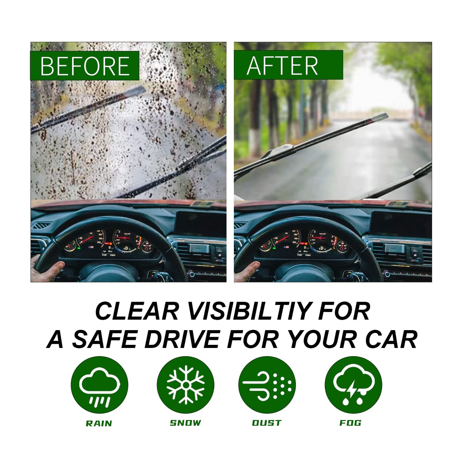 3 wiper blades Replacement for Subaru Legacy 2015-2019/Subaru Outback 2015-2019/Subaru Forester 2012-2018 -Original Equipment Windshield Wiper Blades - 26"/17"/14"(Set of 3) U/J HOOK