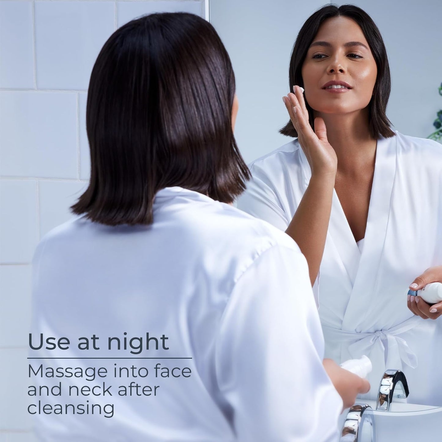 Eucerin Face Immersive Hydration Skin Care Set, Daily Face Lotion with SPF 30 (2.5 Fl Oz) + Night Cream with Hyaluronic Acid (2.5 Oz), Facial Moisturizer Improves the Look of Fine Lines and Wrinkles