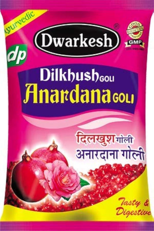 Dwarkesh Ayurved Dilkhush Anardana Goli (500 g)