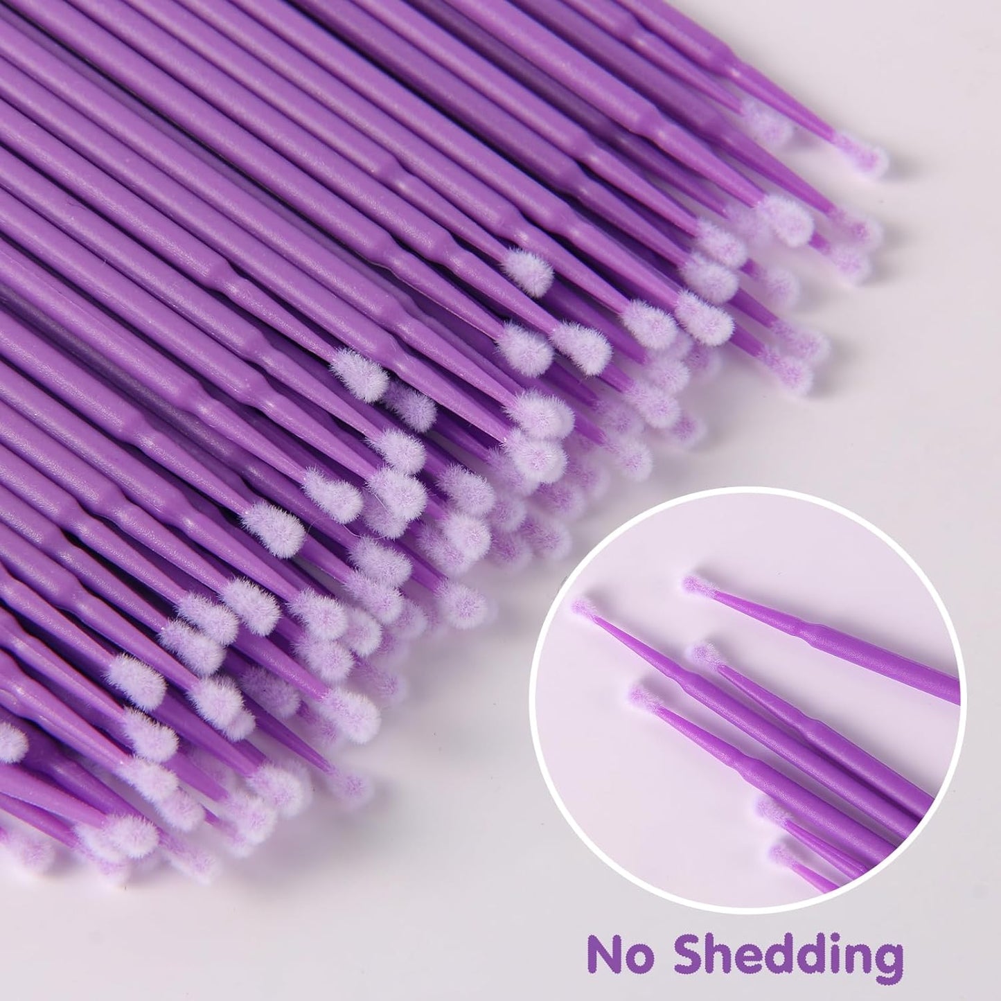 400PCS Disposable Micro Swabs for Eyelash Extension with Storage Box, 2.0mm Precision Head - Multi-Use for Makeup App/Correction, Jewelry & Computer Cleaning (Pink)