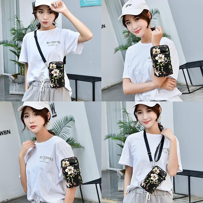 BIAOTIE Lightweight Small Crossbody bags Cell Phone Purses Travel Pouch Shoulder Bag for Women