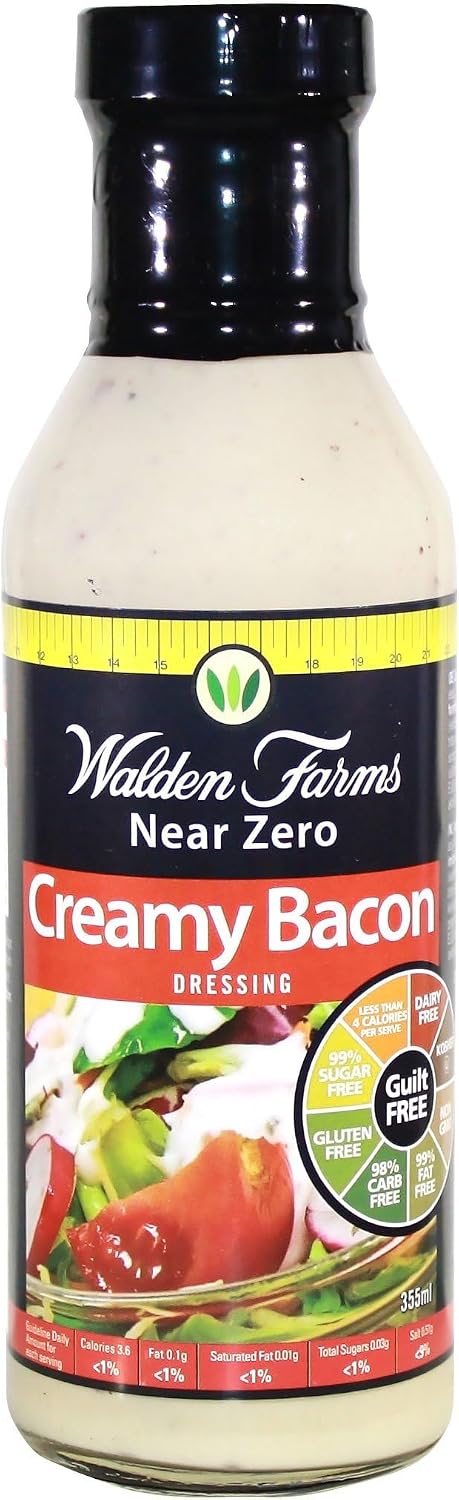WALDEN FARMS DRSSNG CF CRMY BACON, 12 OZ