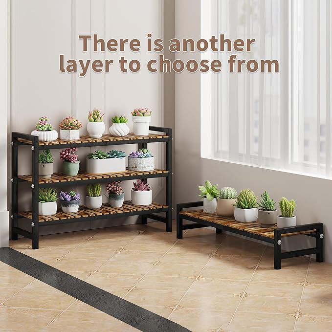 Shoe Rack Organizer for Small Spaces 2Tier Long Narrow Shoe Stand, Closet Shoe Rack, Small Shoe Shelf for Closet Entryway Corner Garage and Bedroom Front Door - Shoe Storage Combining Wood and Metal