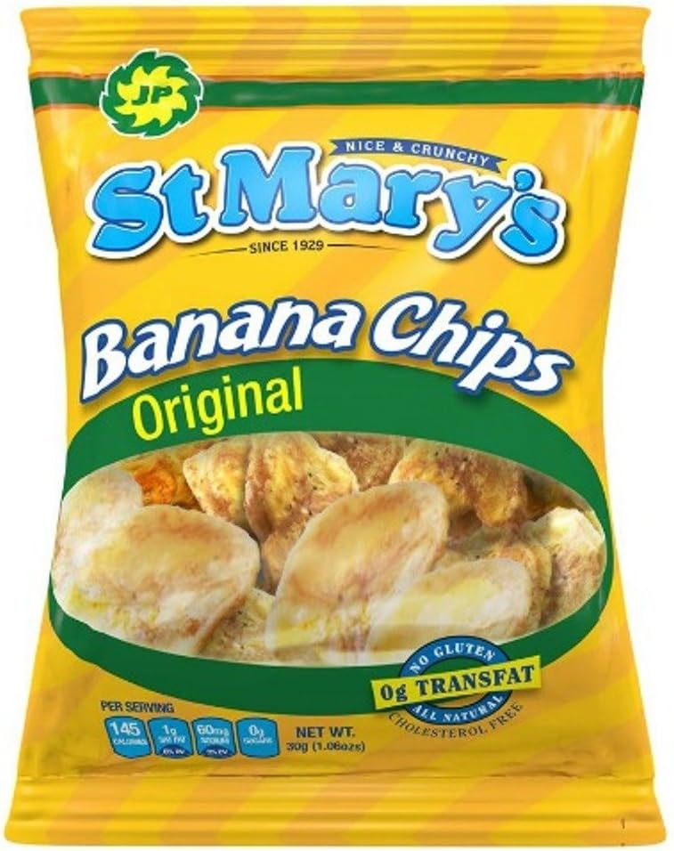 St. Mary's Banana Chips, 1.06 Ounce (Pack of 20)