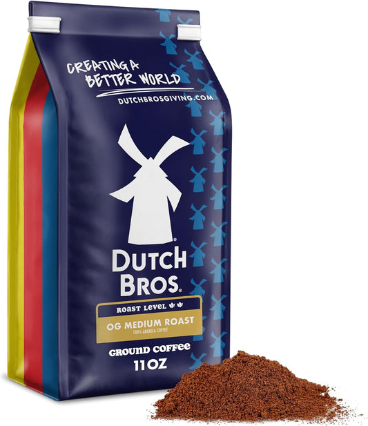 Dutch Bros® OG Medium Roast, Ground Coffee, Bagged 11oz