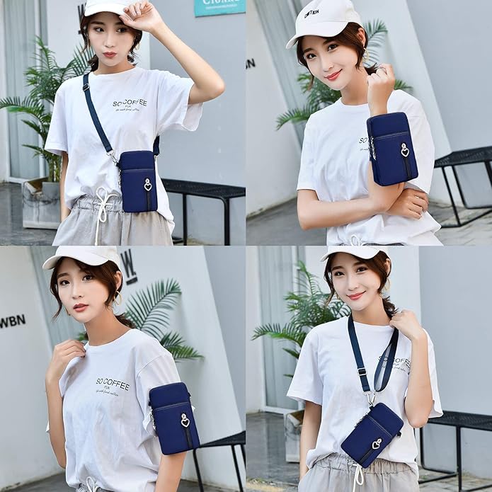 BIAOTIE Lightweight Small Crossbody bags Cell Phone Purses Travel Pouch Shoulder Bag for Women