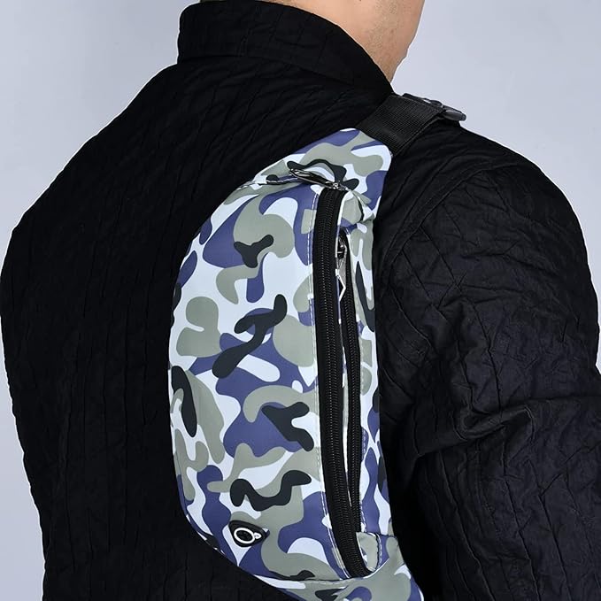 Fanny Packs for Men and Women, Waterproof Sports Waist Pack Bag for Travel Hiking Running Hands-free