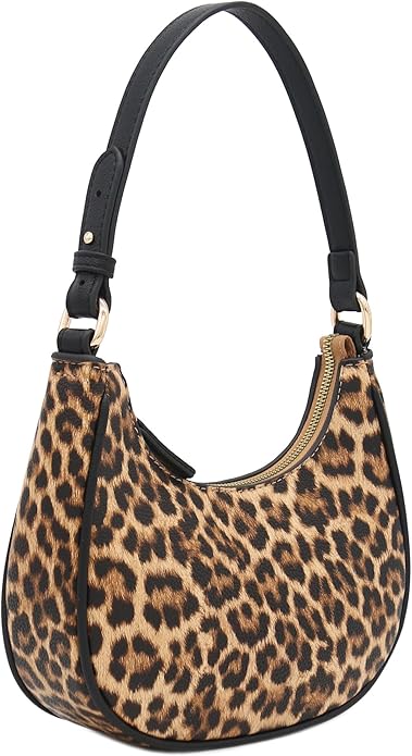 FashionPuzzle Small Crescent Shoulder Bag Underarm Purse