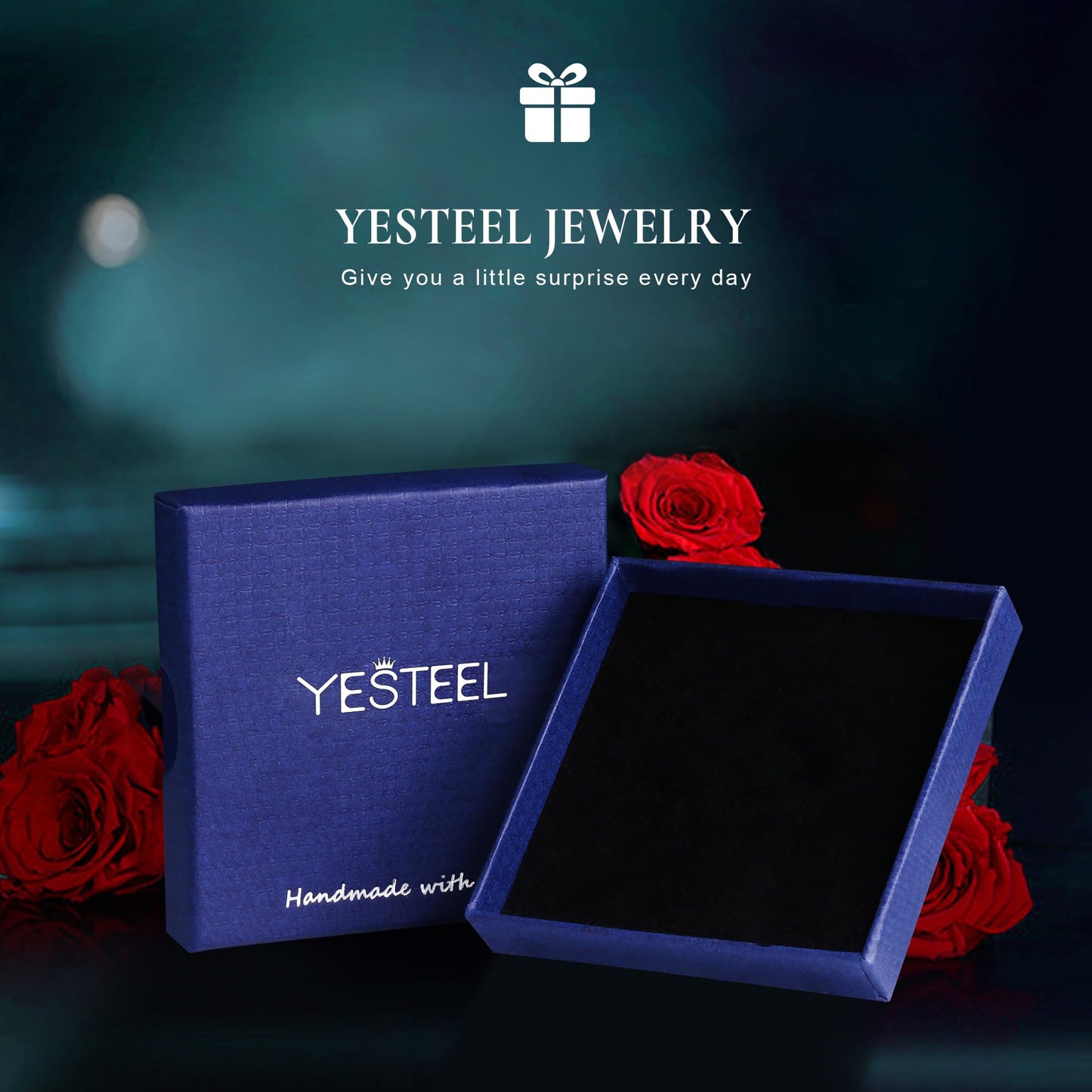 Yesteel Birthday Gifts for Girlfriend Wife, Jewelry Ring for Girlfriend Wife, Sterling Silver Hug Ring
