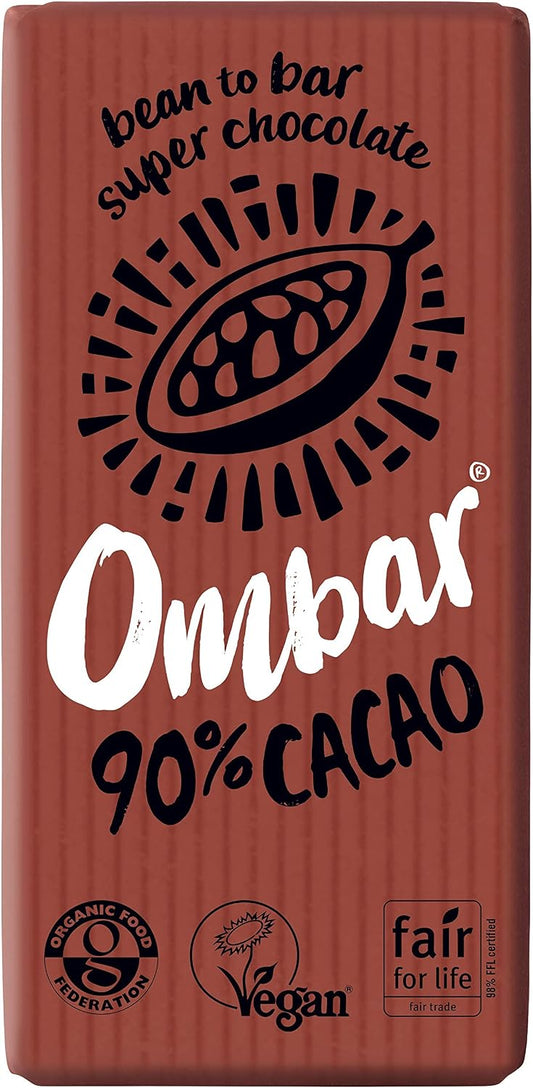 Ombar 90% Raw Chocolate Bar 35g