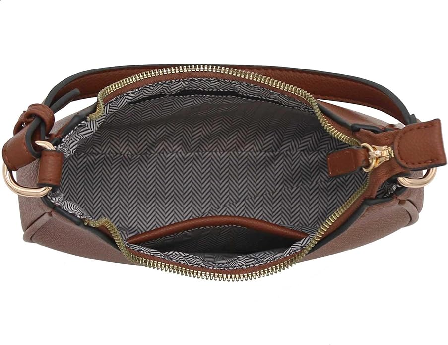 FashionPuzzle Small Crescent Shoulder Bag Underarm Purse