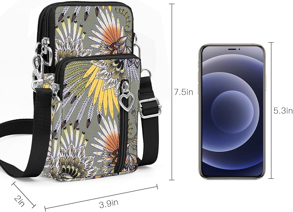 BIAOTIE Lightweight Small Crossbody bags Cell Phone Purses Travel Pouch Shoulder Bag for Women