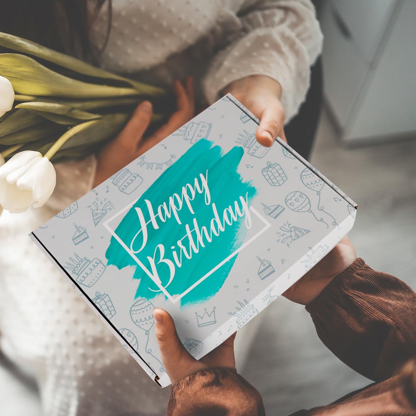 50th Birthday Gifts for Him, 50th Birthday Gifts for Men with Gift Box, Blanket Gifts for 50 Year Old Men Bday