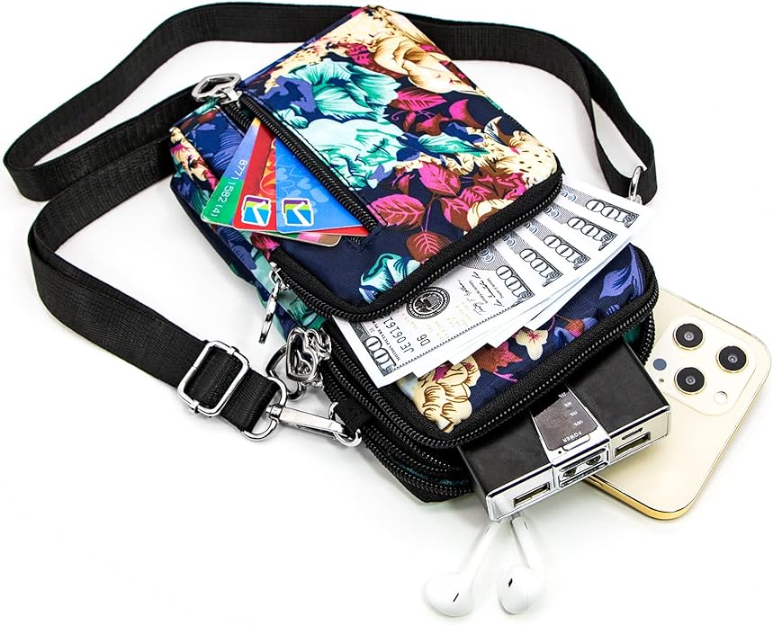 BIAOTIE Lightweight Small Crossbody bags Cell Phone Purses Travel Pouch Shoulder Bag for Women