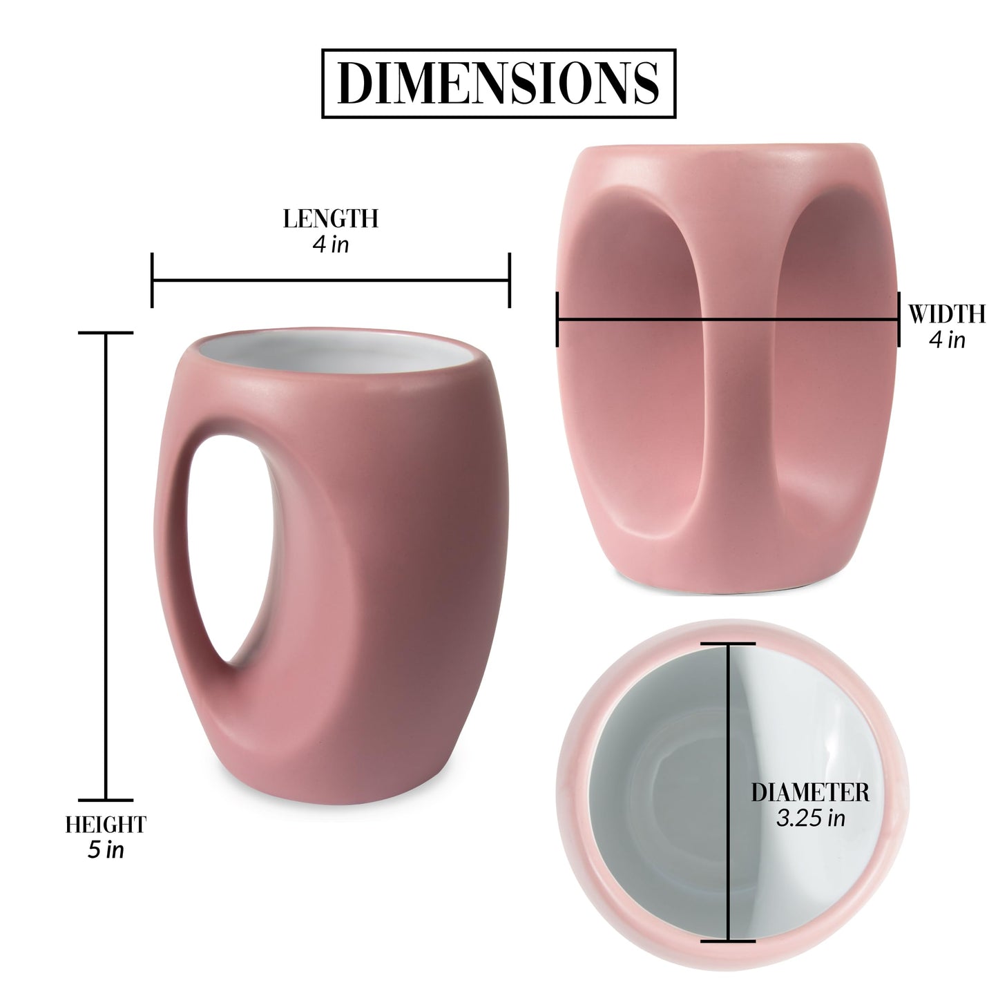 Pavilion Gift Company - Good Morning Granddaughter - 16 oz Pink Coffee Mug Tea Cup Gift From Grandma Grandpa Grandparents Birthday Long Distance Present