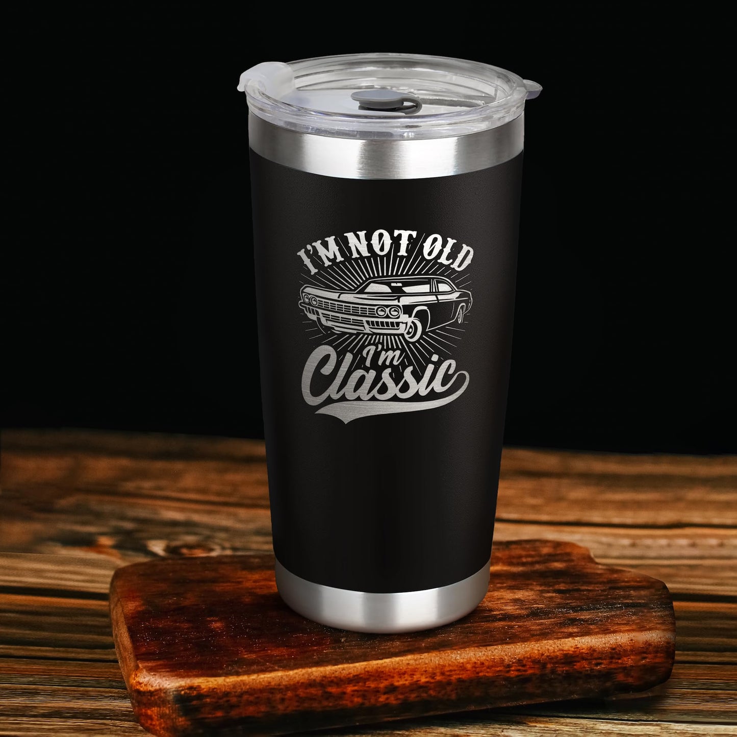 TEEBIM Gifts for Men - Birthday Gifts for Men - Birthday Gift for Grandpa, Him, Dad, Husband, Uncle - Fathers Day Gift - 40th, 50th, 60th, 70th Mens Present Ideas - 20 Oz Stainless Steel Tumbler