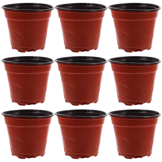 ARTIBETTER 100pcs Plastic Nursery Pots for Seedlings and Strawberry Cuttings, Sturdy Growing Cups with Dual-Color Design, Suitable for Indoor and Outdoor Plant Propagation