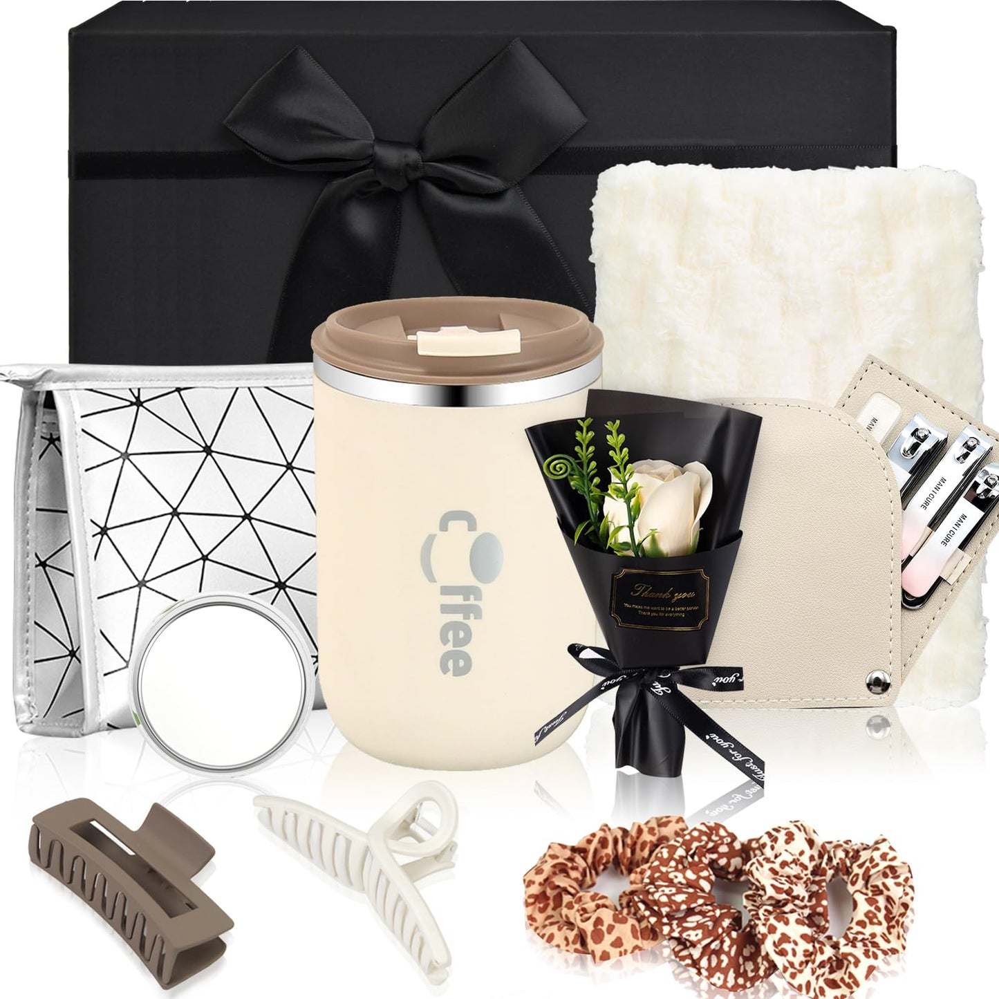 Birthday Gifts for Women， Happy Bestie Birthday Gift Basket for Women, Mom, Wife, Girlfriend, Sister, Christmas, Valentine's Day, Mothers Day Gifts
