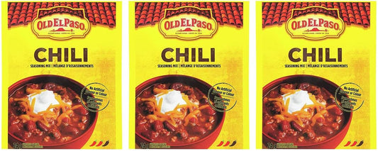 Old El Paso Chili Seasoning Mix, 24g/0.8oz., 3-Pack {Imported from Canada}