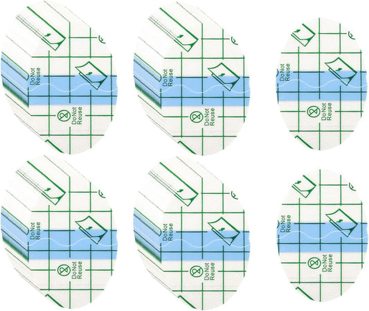 200pcs Transparent Stretch Adhesive Bandage Waterproof Bandage, Ellipse Transparent Film Dressing Tapes for Swimming Shower (1.7 * 2.6 Inch)