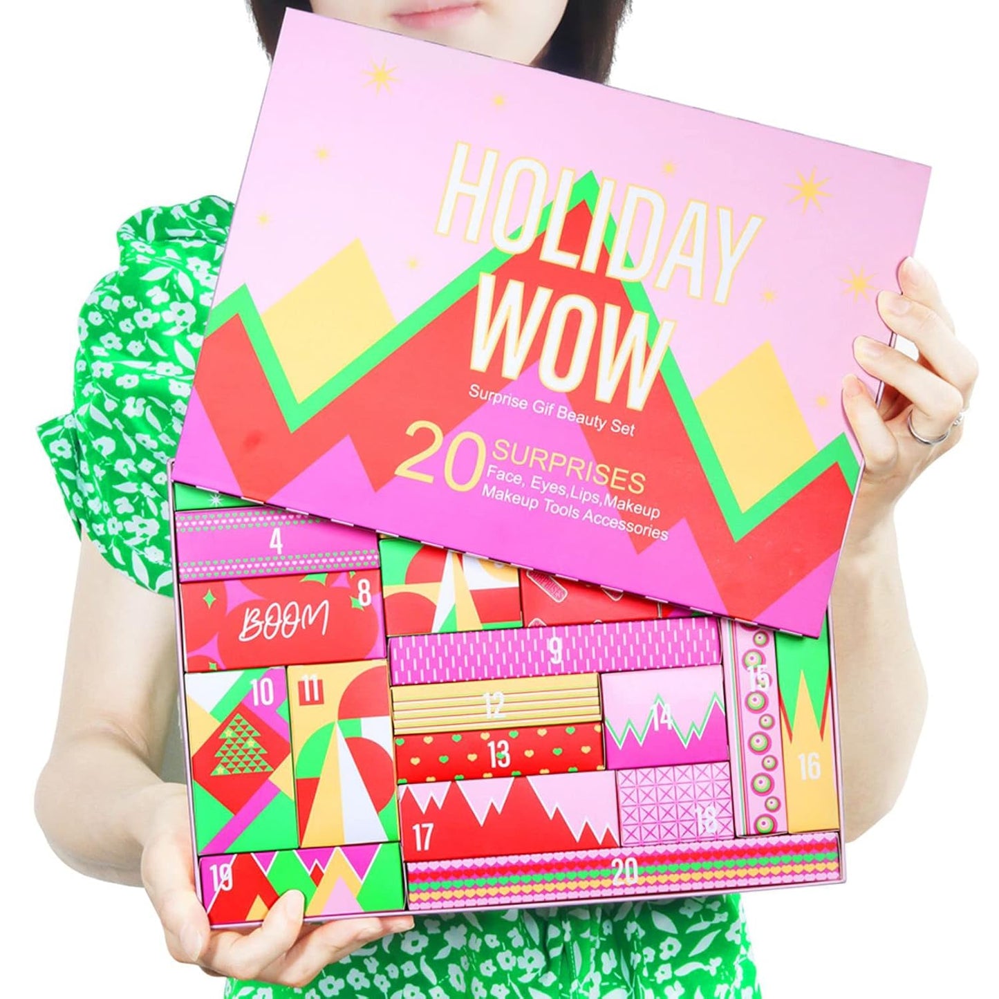 All-in-one Holiday Make up Gift Set | Makeup Kit for Women Full Kit Essential Starter Bundle Include Eyeshadow Palette Lipstick Blush Foundation Concealer Face Powder Mascara Lipgloss Brush