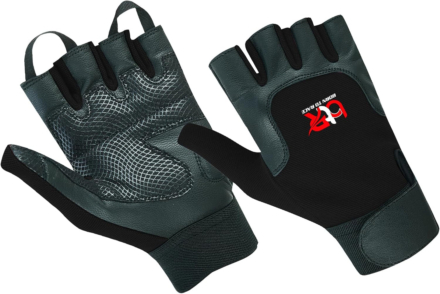 Women Ladies Wheelchair User Gloves Mobility Disability Fingerless Long Thumb Leather Palm Wheelchair Gloves