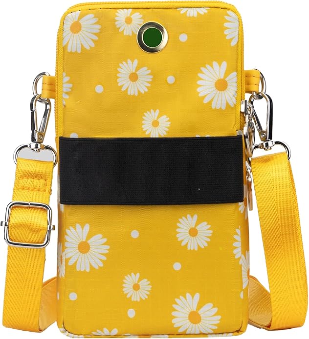 JANKS Small Crossbody Bag for Women - Mini Phone Purses with Crossbody Strap and Wallet - Nylon Arm Bag