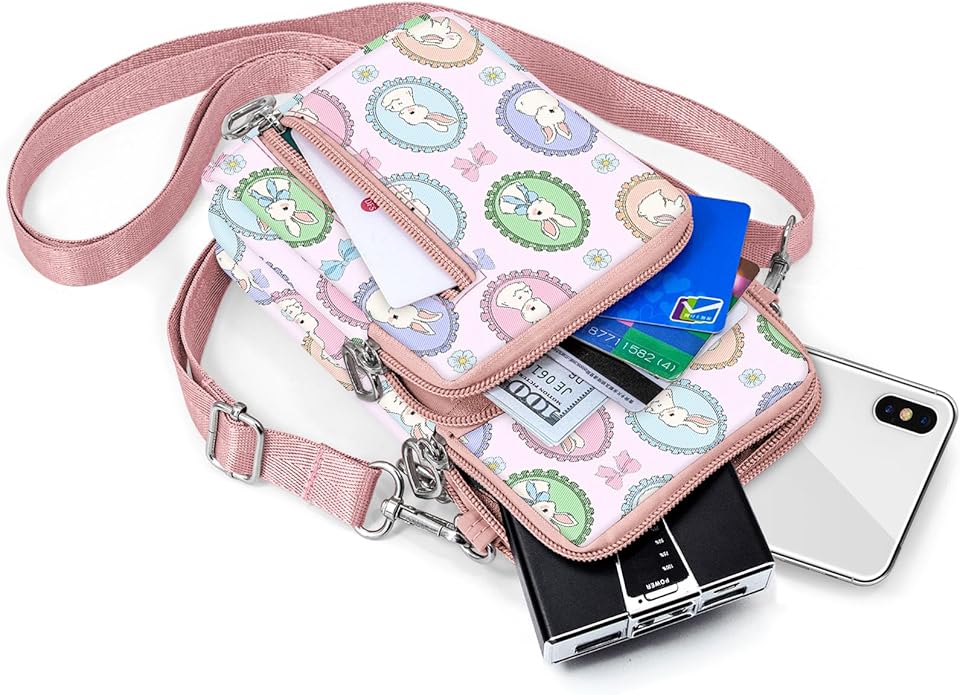 BIAOTIE Lightweight Small Crossbody bags Cell Phone Purses Travel Pouch Shoulder Bag for Women
