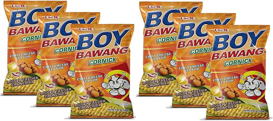 Boy Bawang Cornick Snacks (Chili Cheese)