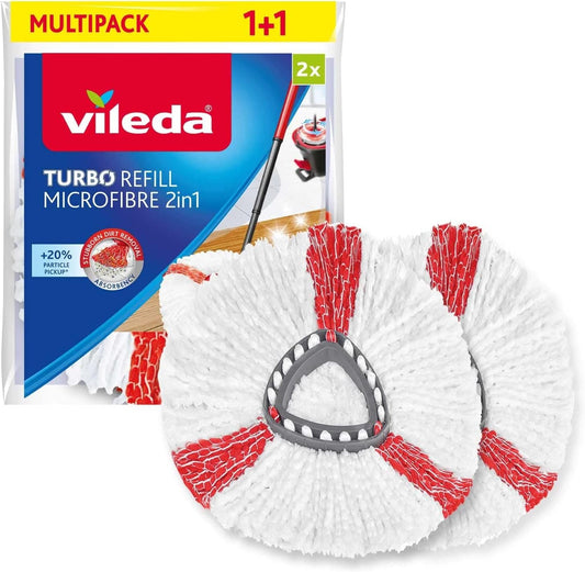 Vileda Turbo EasyWring & Clean 2in1 Ersatzkopf (Doppelpack)