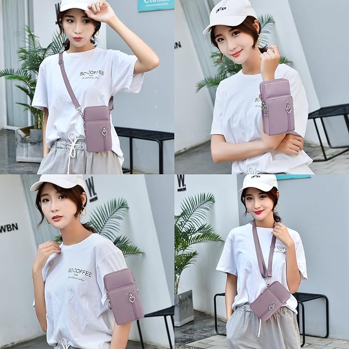 BIAOTIE Lightweight Small Crossbody bags Cell Phone Purses Travel Pouch Shoulder Bag for Women