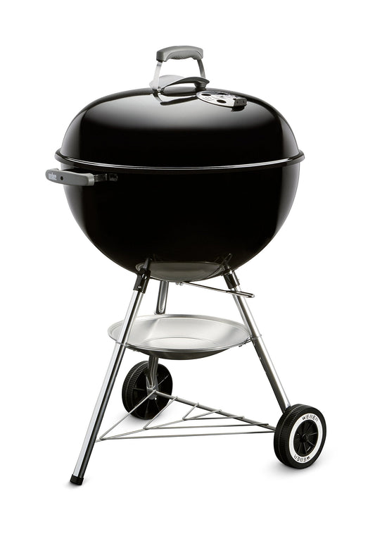 Weber Original Kettle Charcoal Grill, 22-Inch, Black â Classic Outdoor BBQ Grill with OneâTouchâ¢ Cleaning System & Precise Temperature Control Dampers