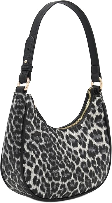 FashionPuzzle Small Crescent Shoulder Bag Underarm Purse