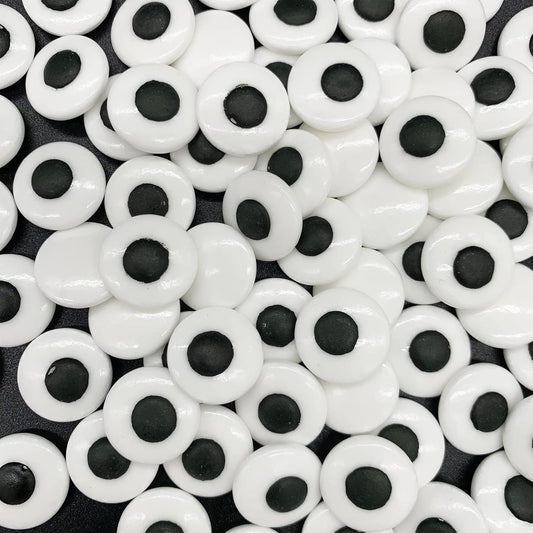Weraru Big Candy Eyeballs Eye Ball Sweets Cake Cupcake Toppers Cookie Dessert Sprinkles Decorations for Christmas Birthday Party Supplies 4.2Ounce