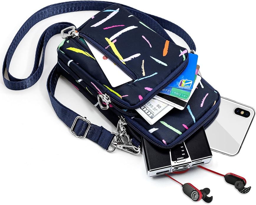 BIAOTIE Lightweight Small Crossbody bags Cell Phone Purses Travel Pouch Shoulder Bag for Women