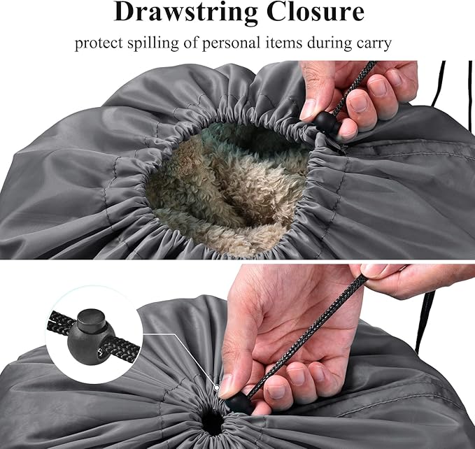OTraki 28x45 inch Large Laundry Bags 2 Pack Heavy Duty Drawstring Laundry Wash Bags Big Hamper Replacement Liner Bag Dirty Clothes Washable for Camp Don't Drying, Melting 140-176℉