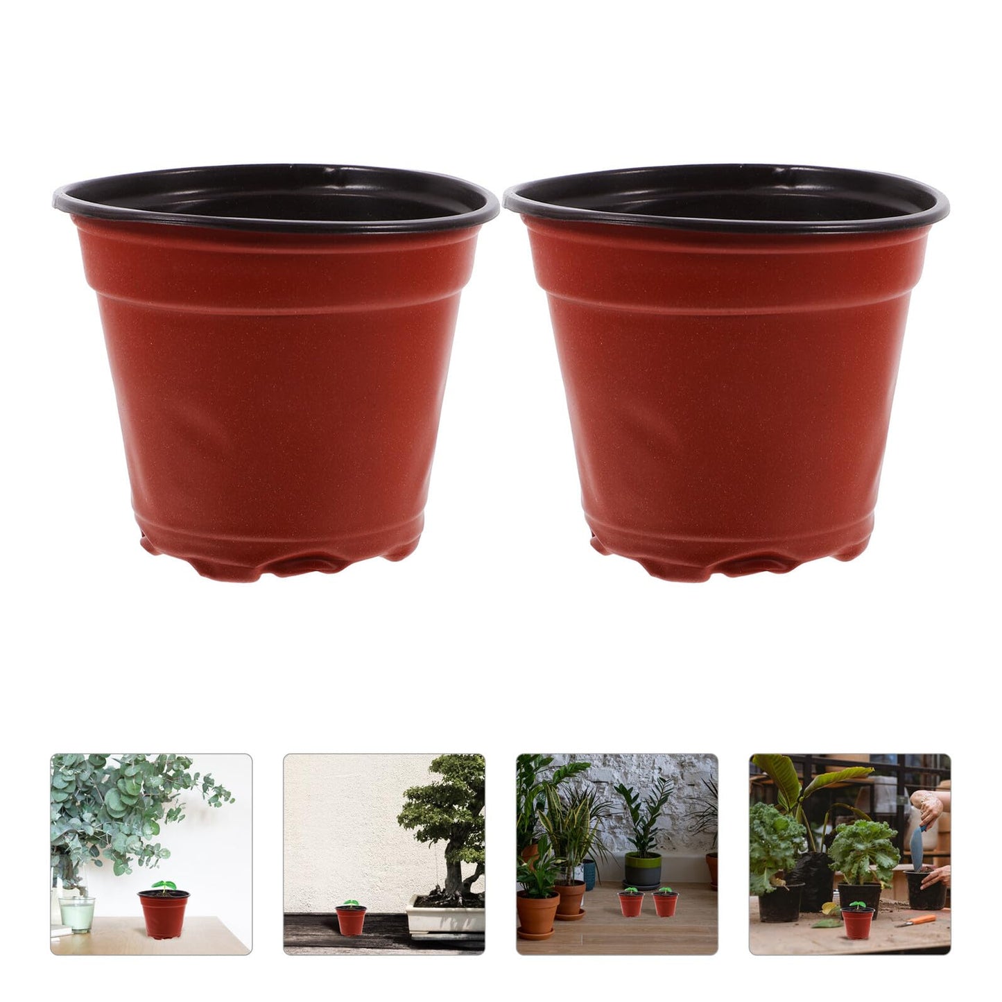 VICASKY 100pcs Strawberry Seedling Nursery Cups Plant Nutrient Pots Indoor Germination Growing Containers for Seed Propagation and Plant Cultivation