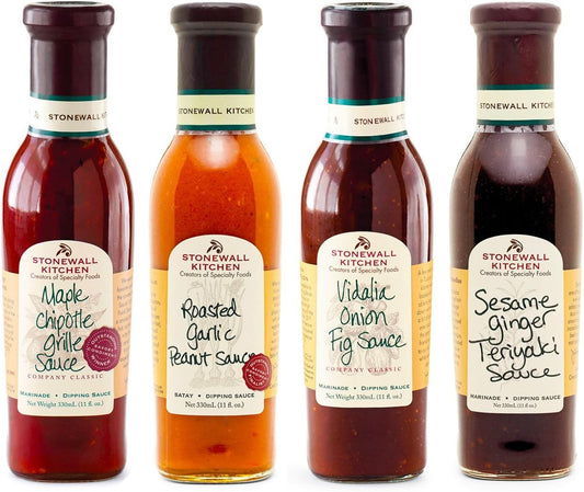 Stonewall Kitchen 4 Piece Our Classic Grille Sauce Collection