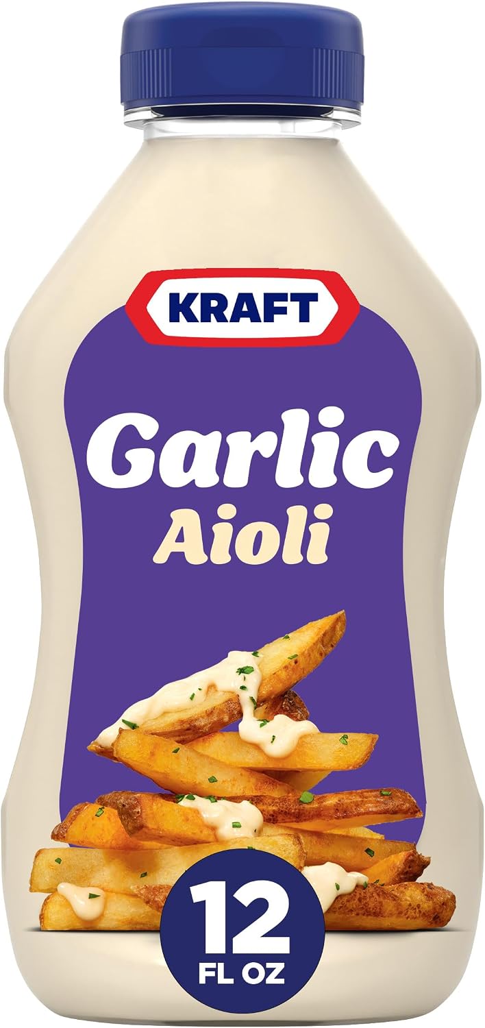 Kraft Mayo Garlic Aioli (12 oz Bottle)